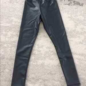 NWT faux leather leggings Bootlegger